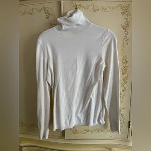 White turtleneck - no brand or tag.